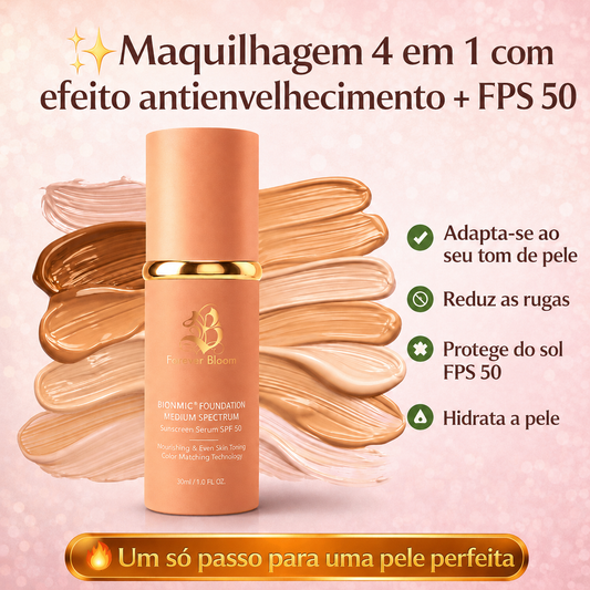 InfiniteGlow - Base de maquilhagem 4 em 1 SPF50+